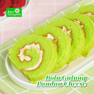 Bolu Gulung Pandan Cheese